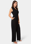 Tuxedo Sleeveless Jumpsuit