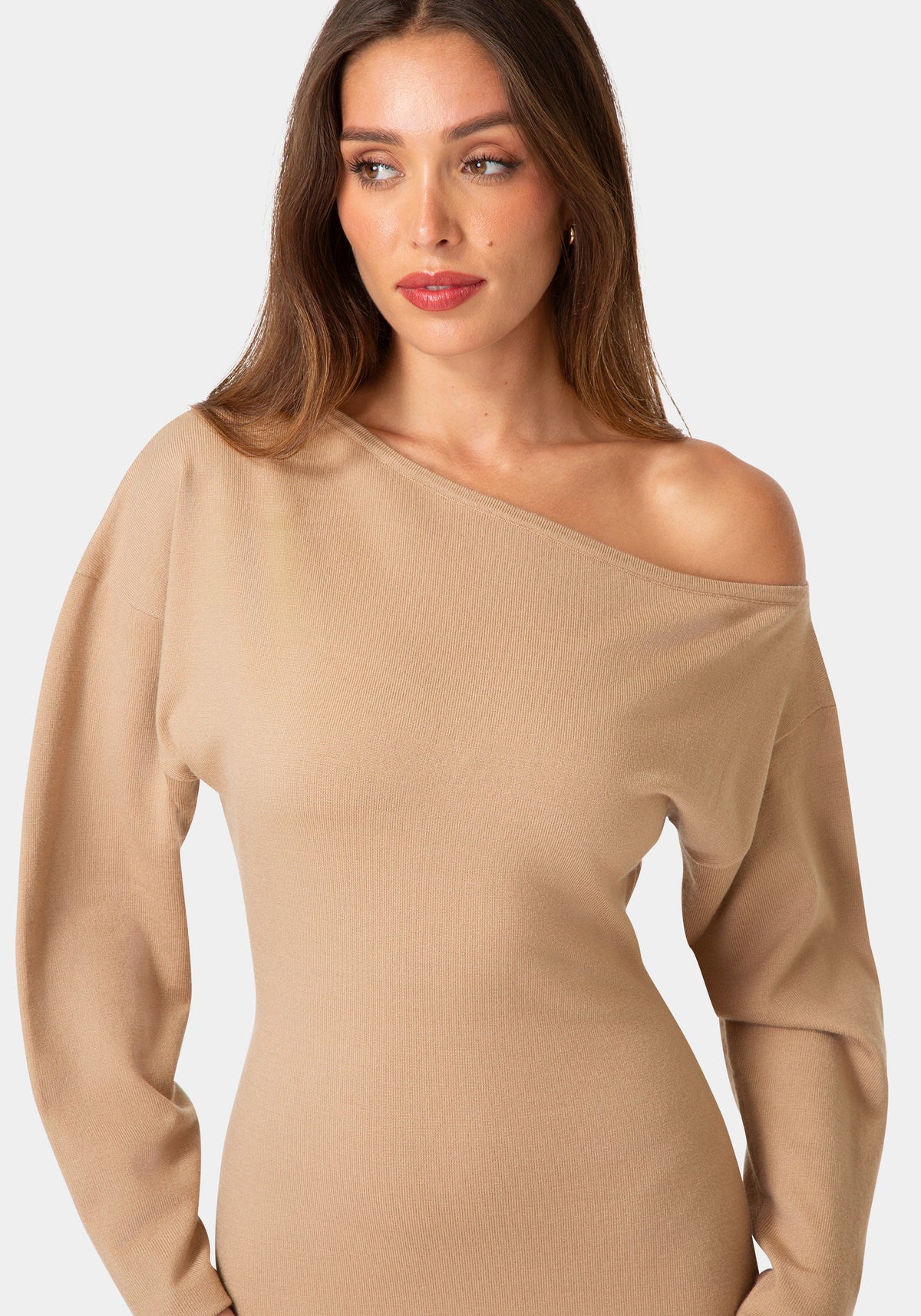 Other View-SWEATER OVERSIZED DRESS-SAND