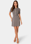 Button Down Short Sleeve Dress