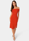 Off Shoulder Midi Dress