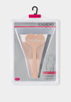 2pack No Show Adhesive Microfiber Thong