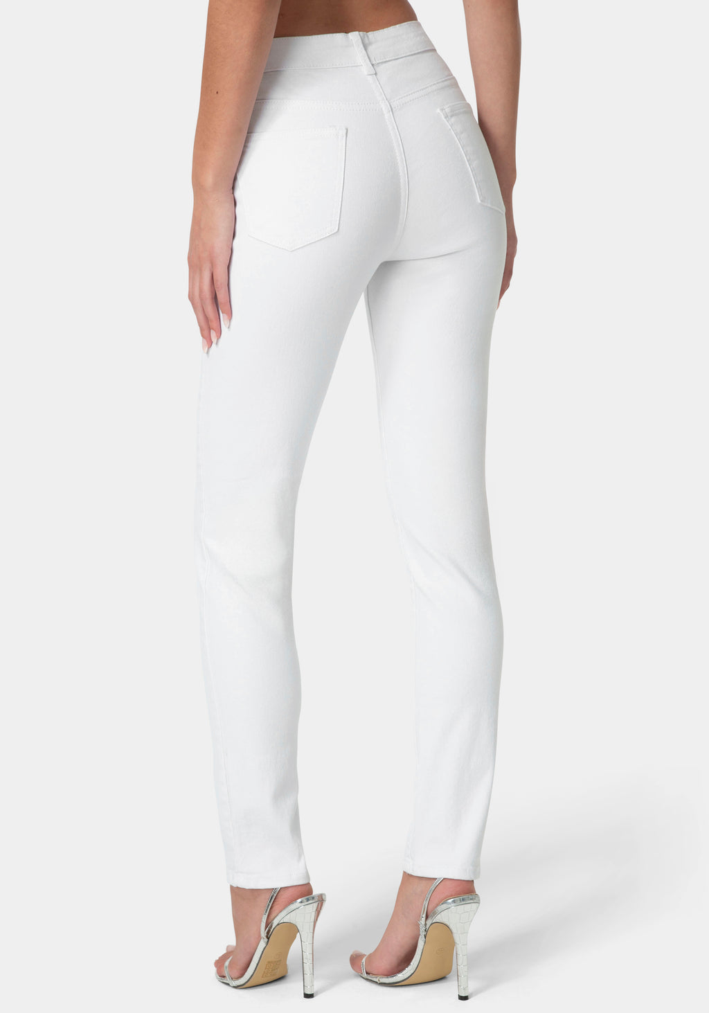Back view - White Jeans