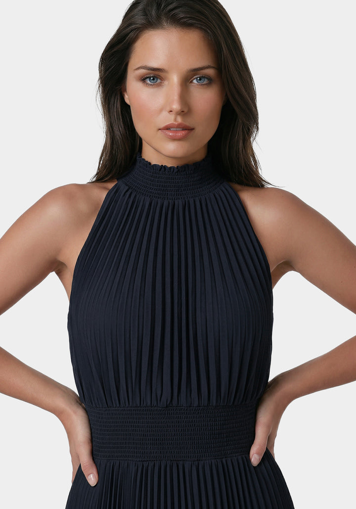 Other View-Sleeveless Pleated Dress-Dark Navy
