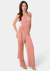 Slinky Drop Waist Halter Jumpsuit