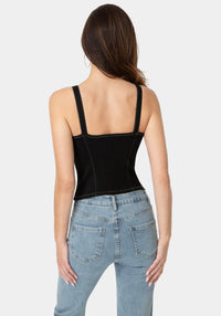 Back View-The Prairie Tank-BLACK