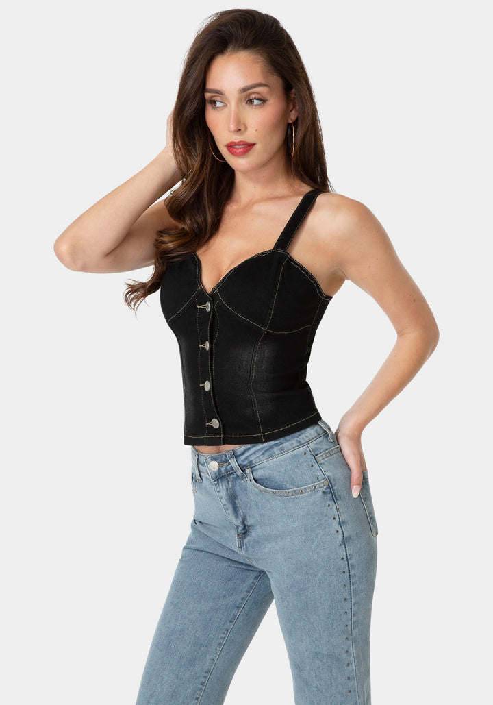 Detail View-The Prairie Tank-BLACK