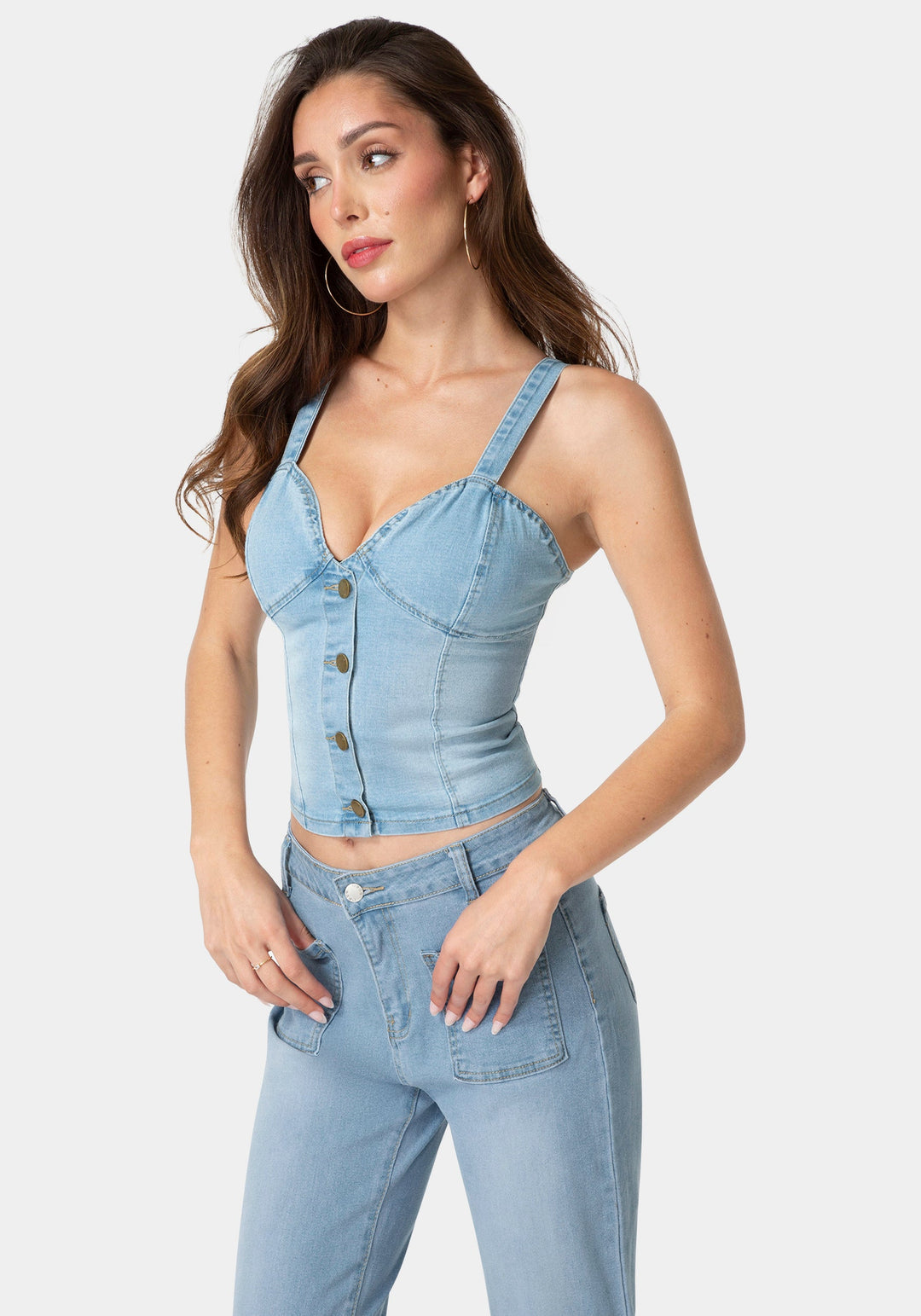Side View-The Prairie Tank-STONE BLUE
