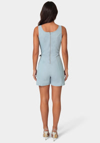 Back View-The Layered Dress-Light Wash