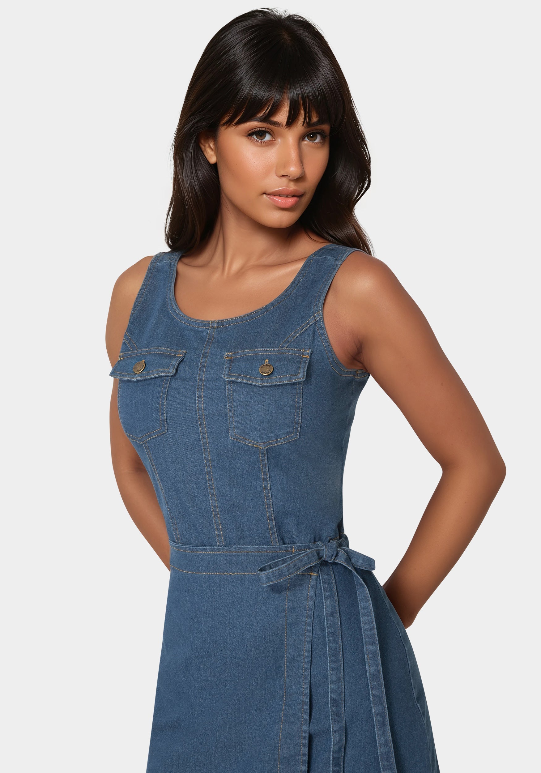Other View-The Layered Dress-Medium Wash