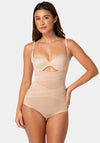 Firm-Control Power Mesh Shaping Bodysuit