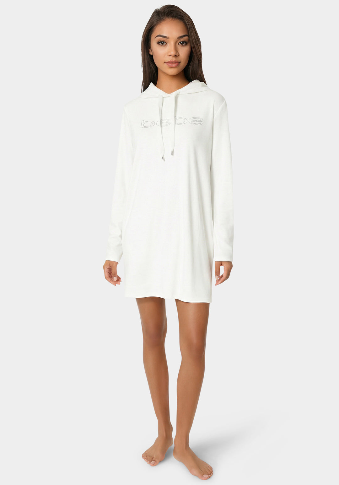 Front View-Velour Dorm Shirts-Cloud Dancer