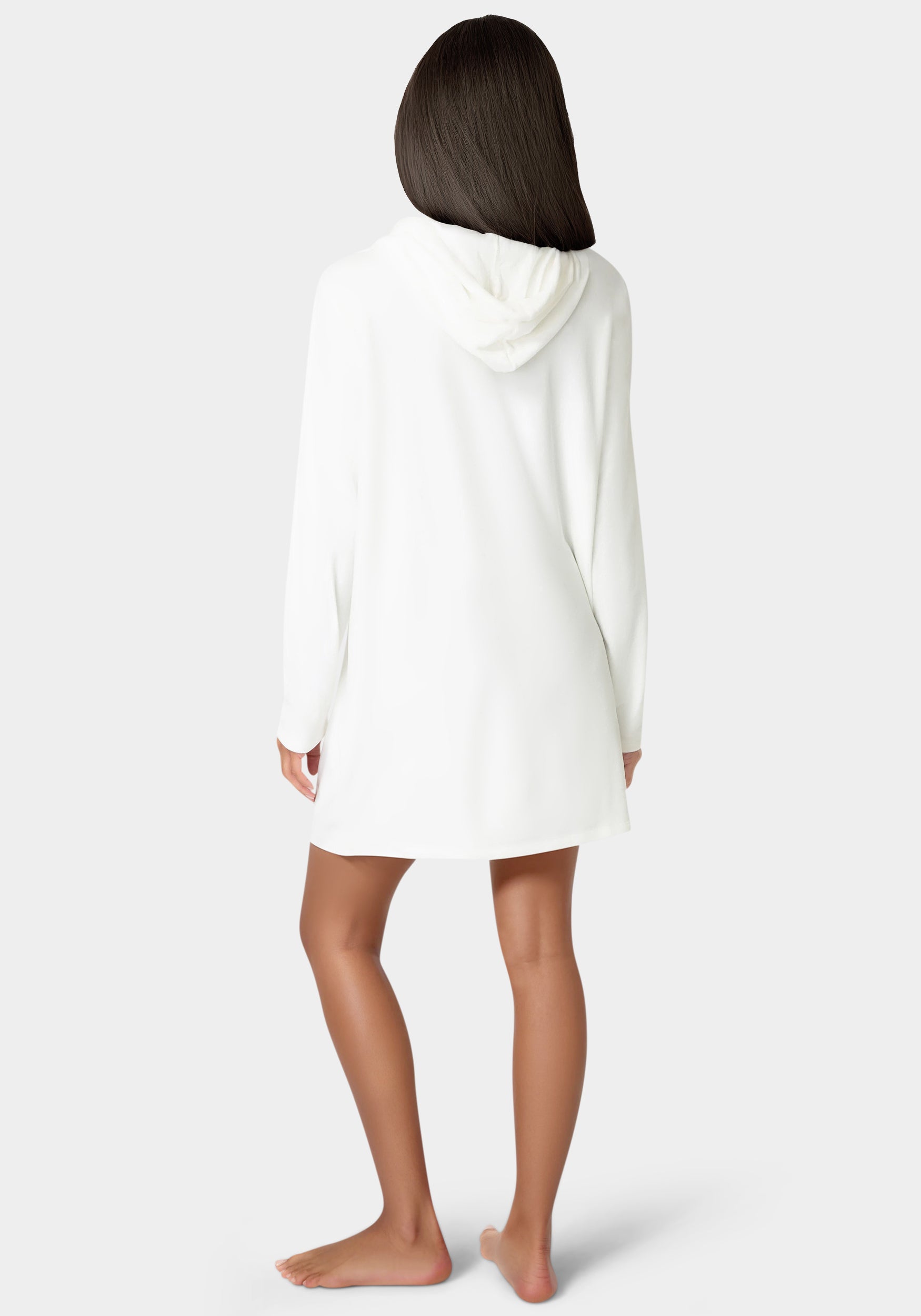 Back View-Velour Dorm Shirts-Cloud Dancer