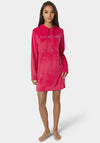 Velour Hooded Rhinestone Sleep & Lounge Dress