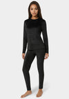 2pc Velour Bebe Louge Sleep Base Layer Set