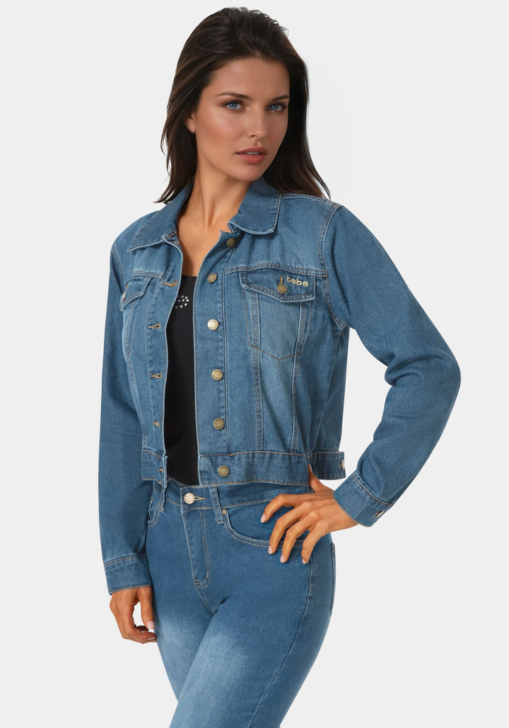 Side View-The Cargo Jacket-MEDIUM WASH