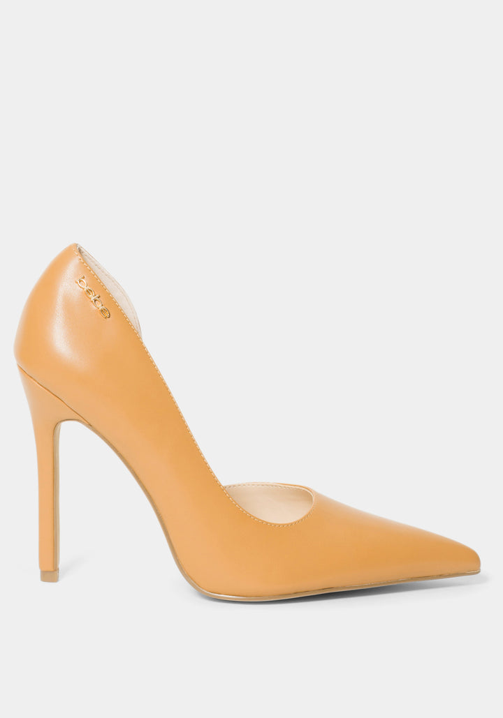 Side View-Dawn Heel-TAN