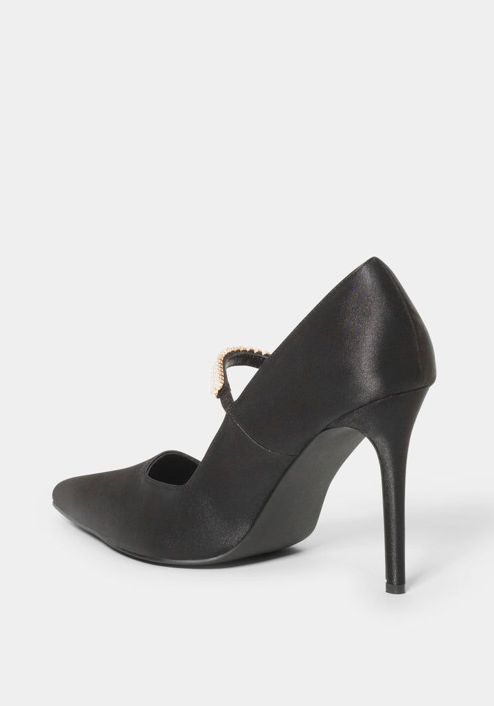 Back View-Isabella Heel-BLACK