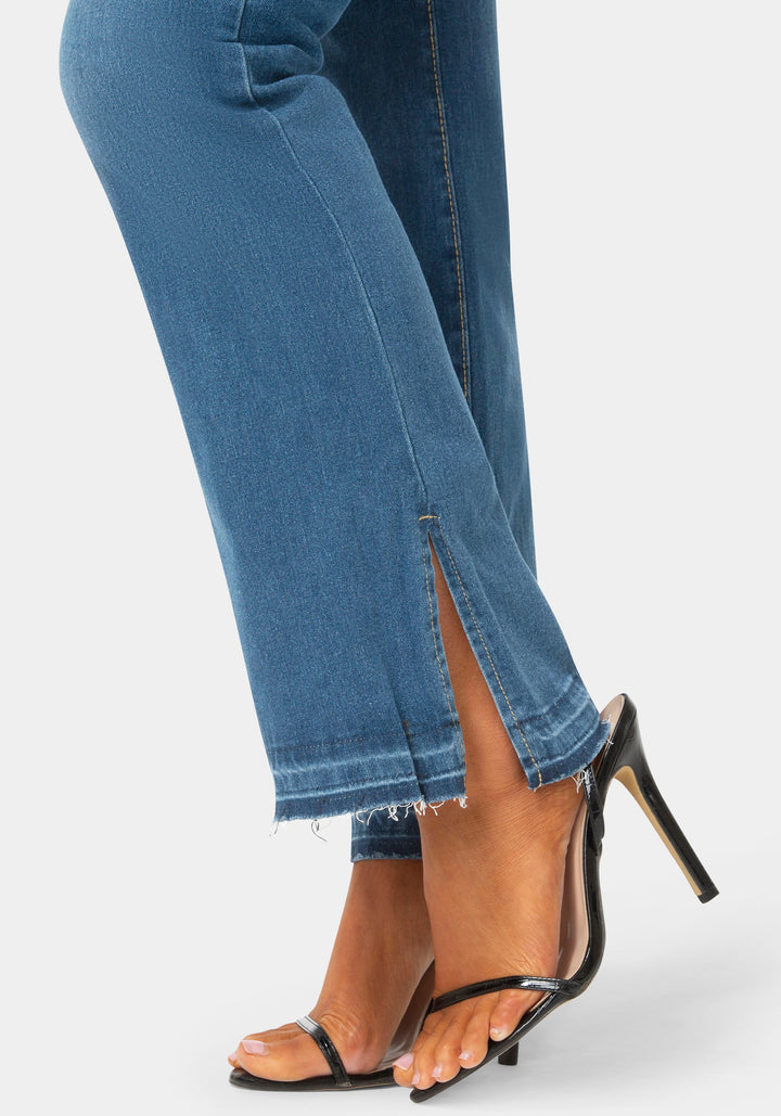 Other View-The Block Straight Jean-MEDIUM BLUE