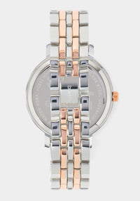 Back View-Watch-Wall To Wall Crystal-ROSE GLD/SIL