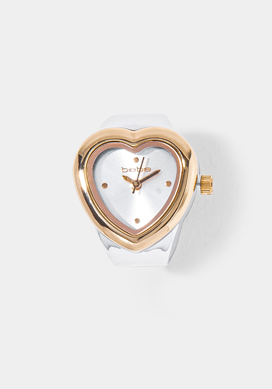 Front View-Ring Watch-ROSE GLD/SIL