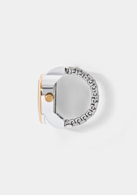 Side View-Ring Watch-ROSE GLD/SIL