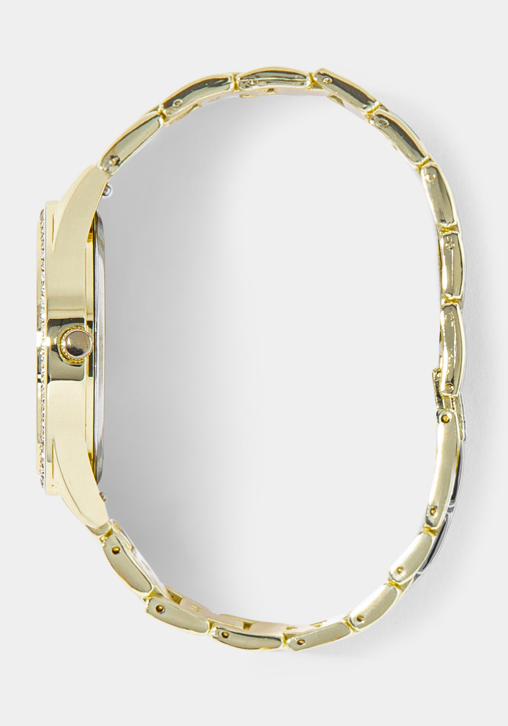 Side View-Watch Interchangeable Strap Set-GOLD/CHAMP