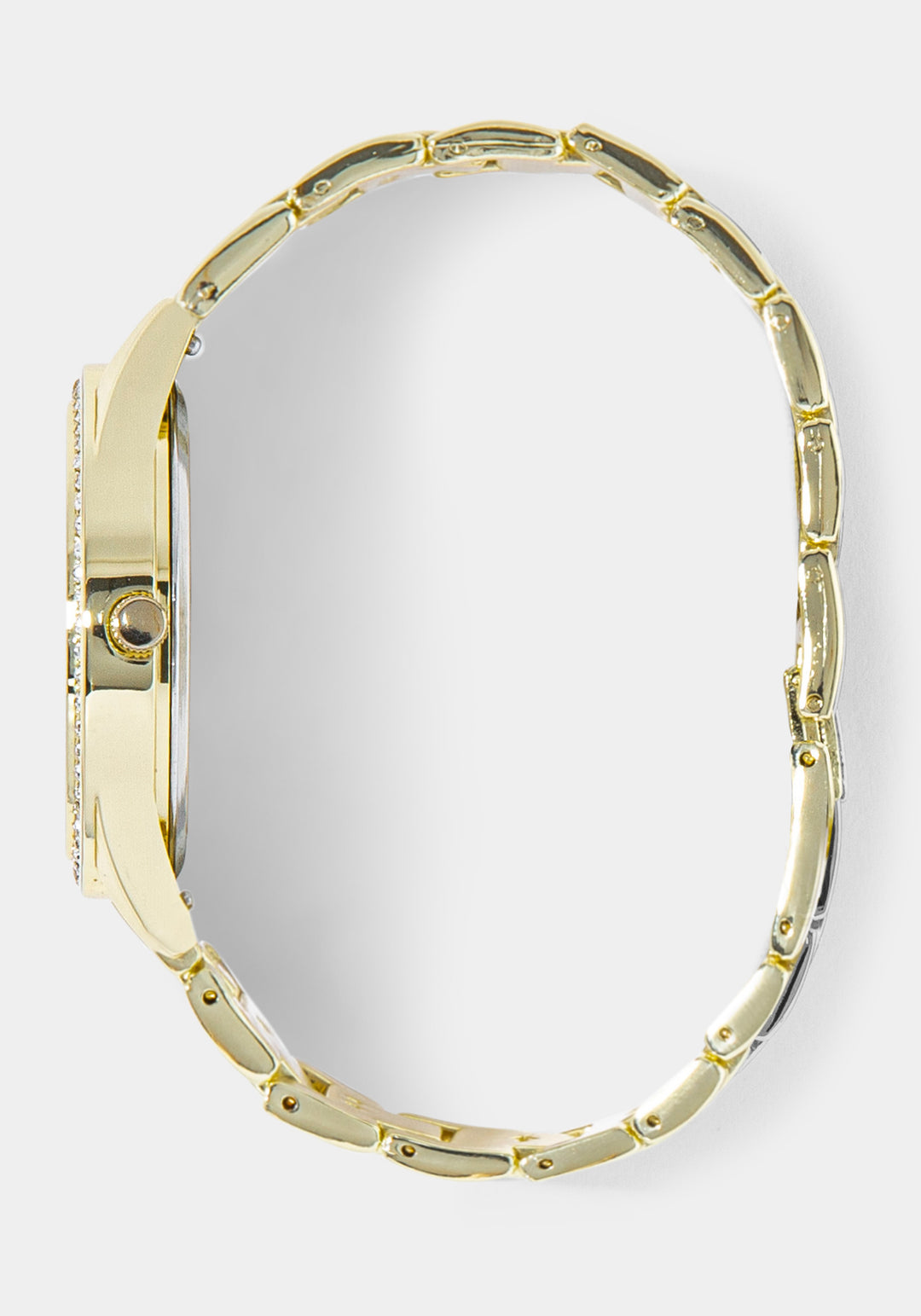 Side View-Watch Interchangeable Strap Set-GOLD/CHAMP