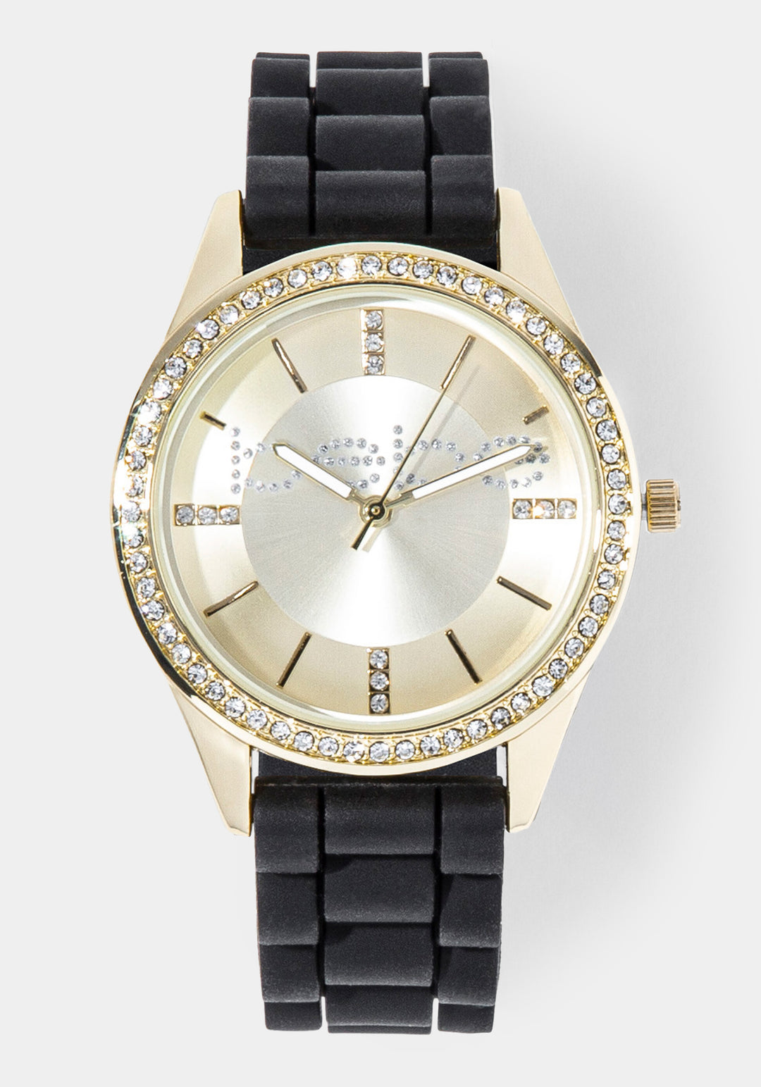 Front View-Watch Interchangeable Strap Set-GOLD/CHAMP