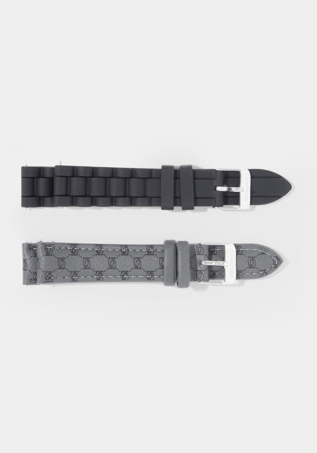 Other View-Watch Interchangeable Strap Set-SIL/BLK