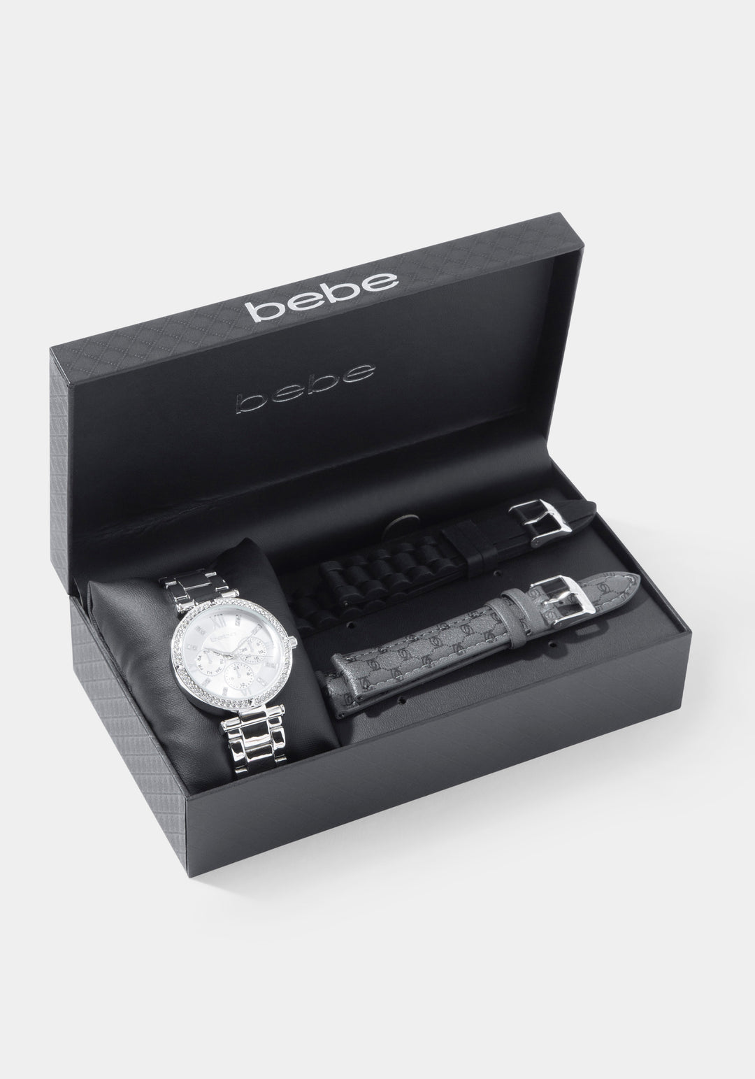 Other View-Watch Interchangeable Strap Set-SIL/BLK