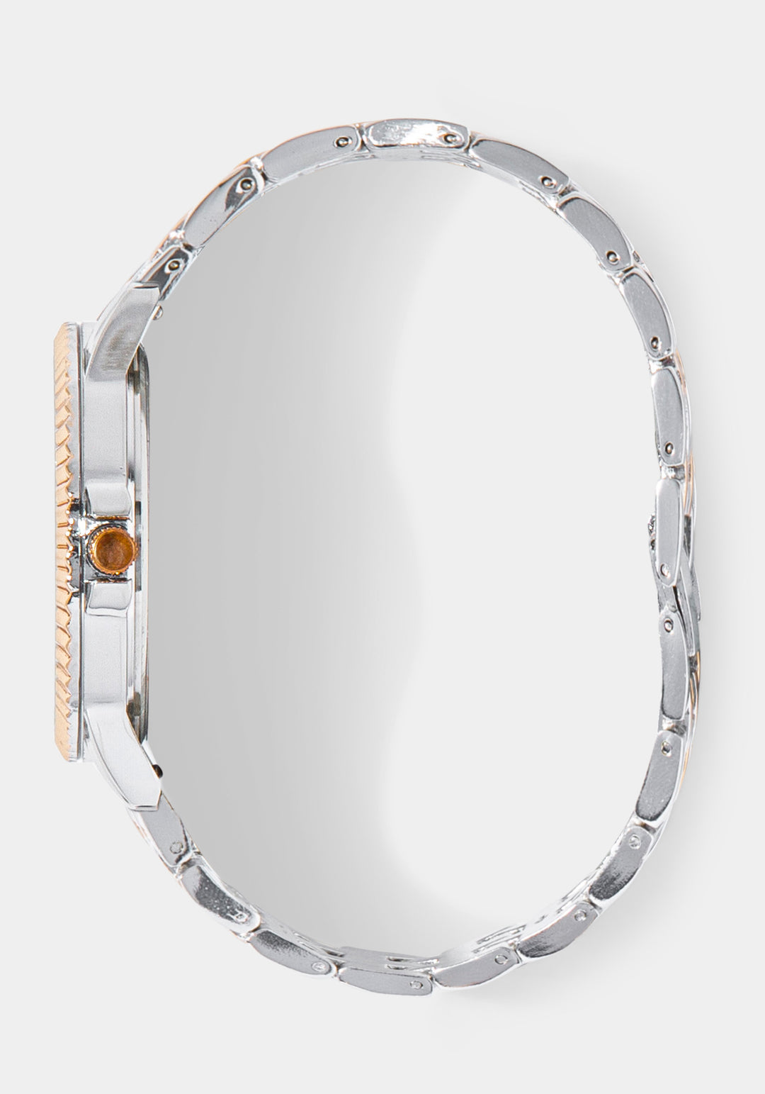 Side View-Watch Interchangeable Strap Set-ROSE GLD/SIL