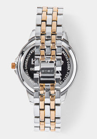 Back View-Watch Interchangeable Strap Set-ROSE GLD/SIL