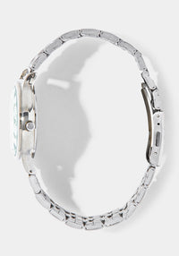 Side View-Watch & Fashion Jewelry Bracelet Set-SIL/SIL