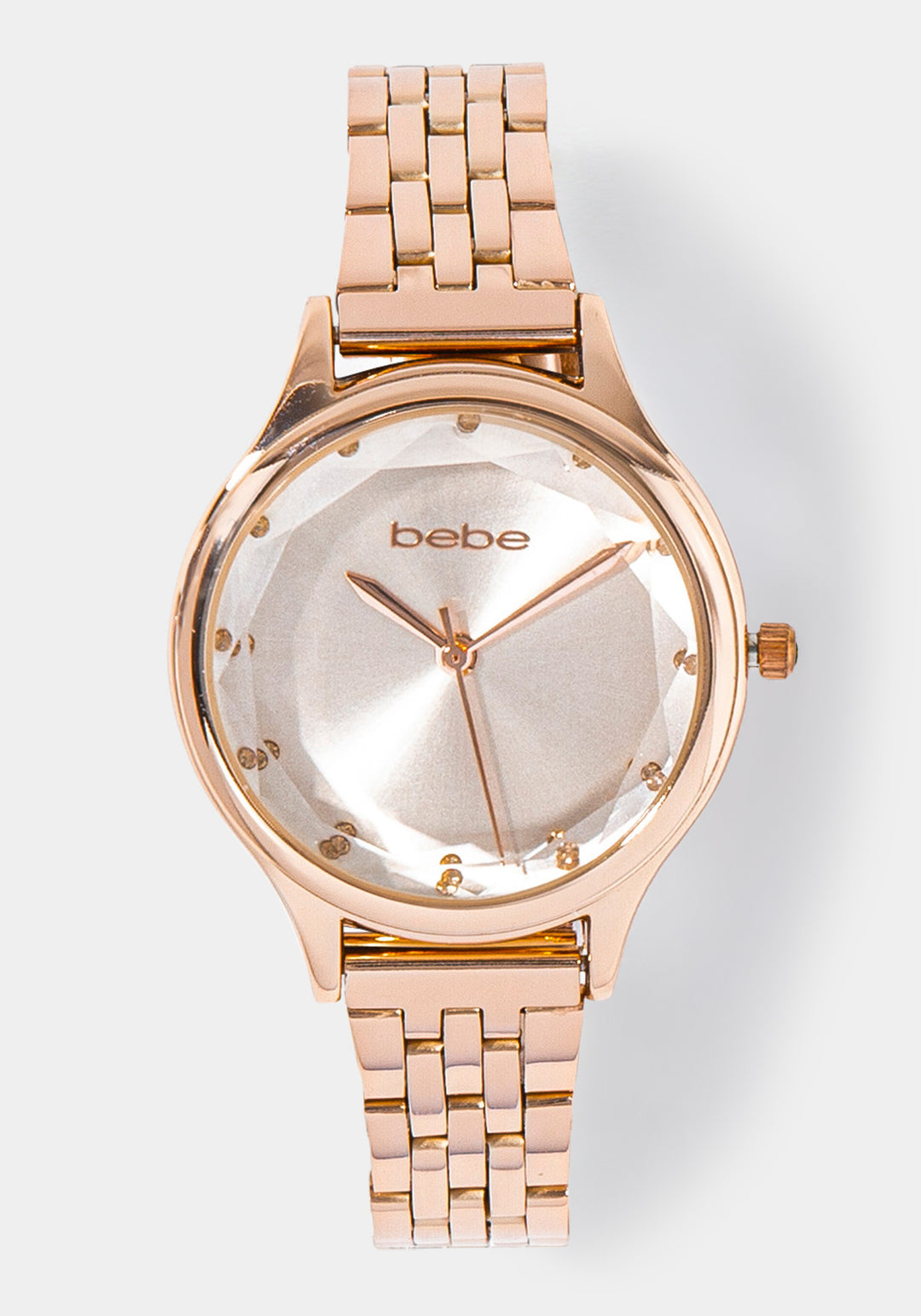 Front View-Watch & Fashion Jewelry Bracelet Set-ROSE GLD/BLUSH