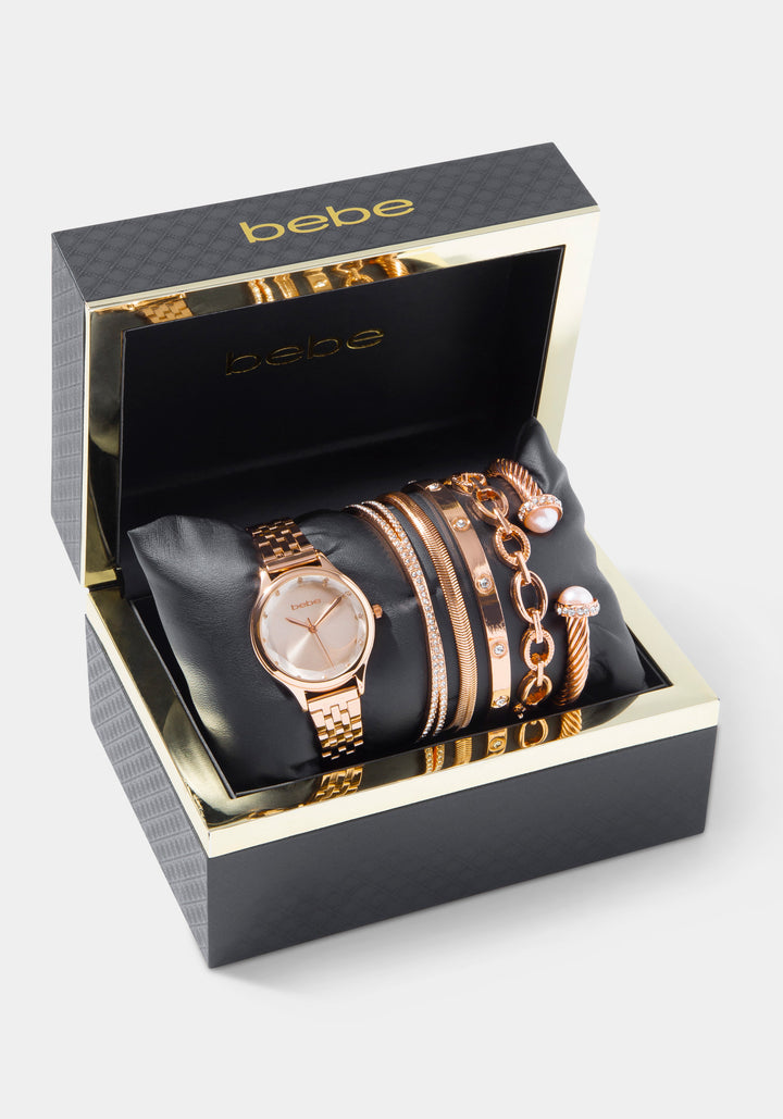 Other View-Watch & Fashion Jewelry Bracelet Set-ROSE GLD/BLUSH