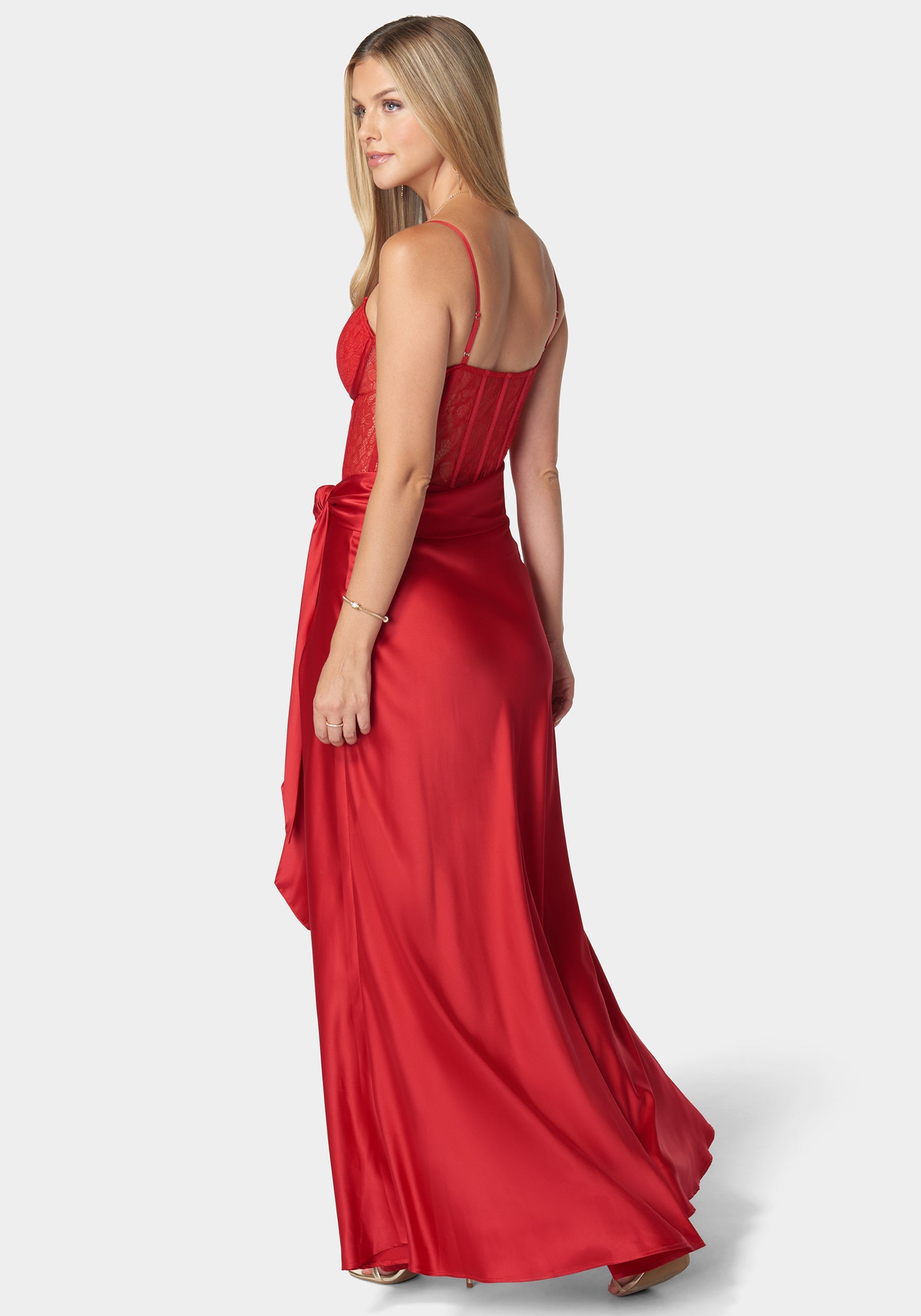 Lace Bust Support Gown