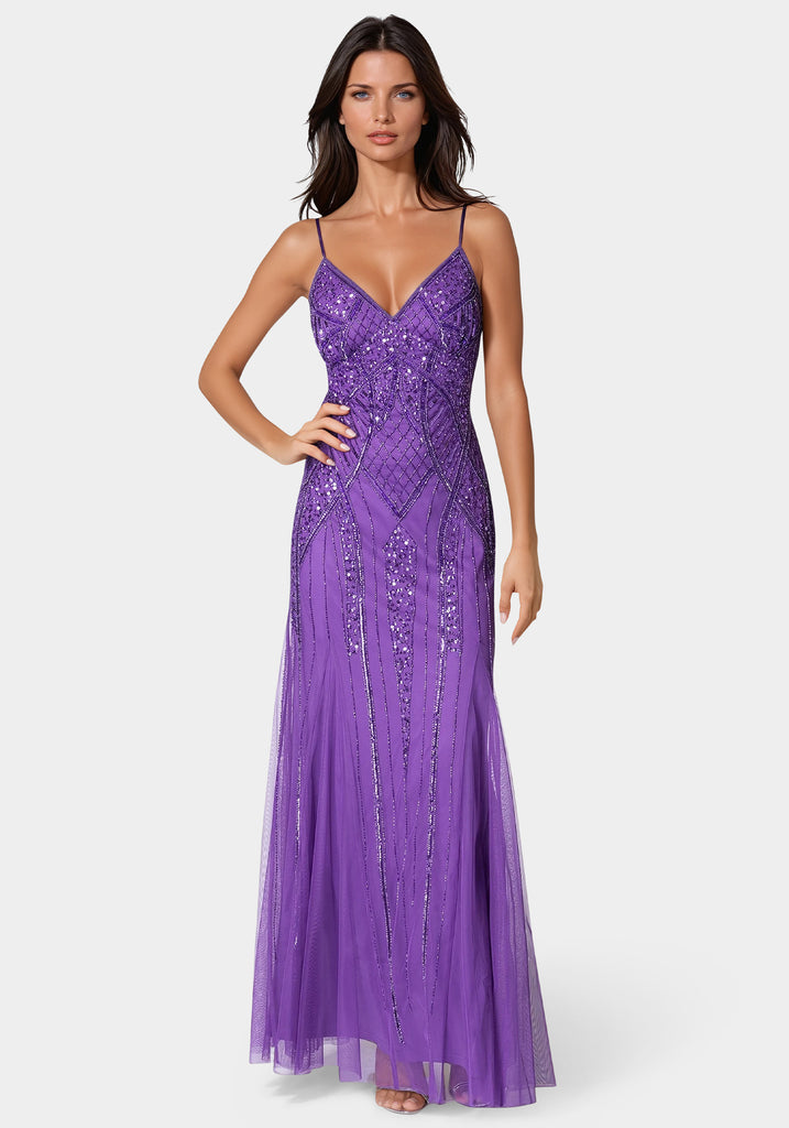 dark purple beaded dress Bebe Women's Gown Top Best Beach Wedding A V neckline frames 1st_bday_dress Size:34S Coat