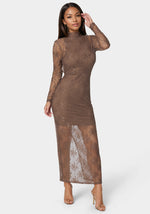 Illusion Lace Maxi Dress