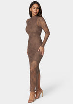 Illusion Lace Maxi Dress