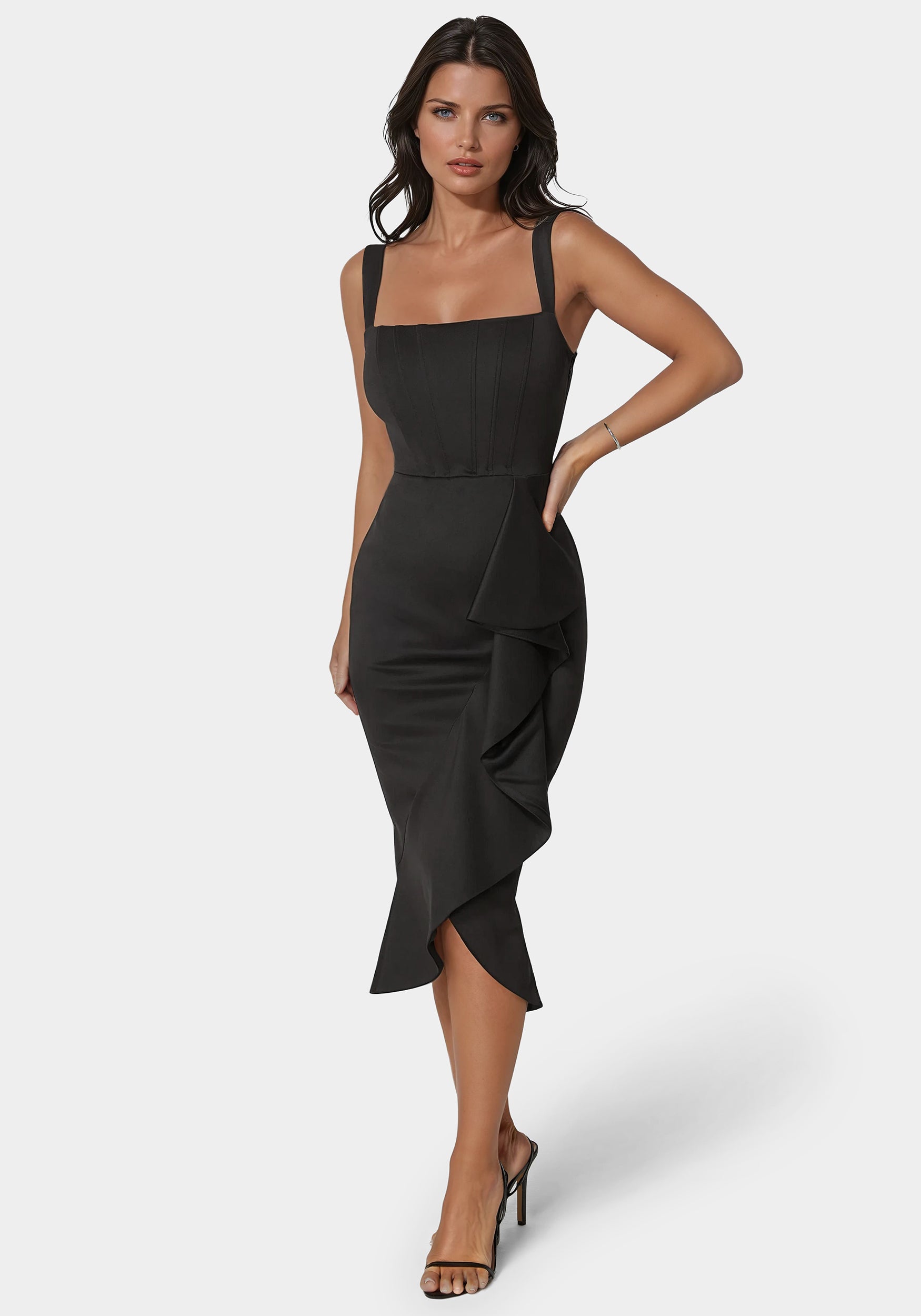 bebe little black dress Women's Sweetheart Bustier Lace 96% Poly 4% Elastane Hand Wash Cold Separately My Little Black Dress, 3-6