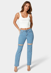 The Bling Slit Jean