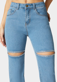 The Bling Slit Jean