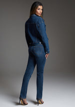 bebe Slim Jean Embellished With Crystals by Swarovski