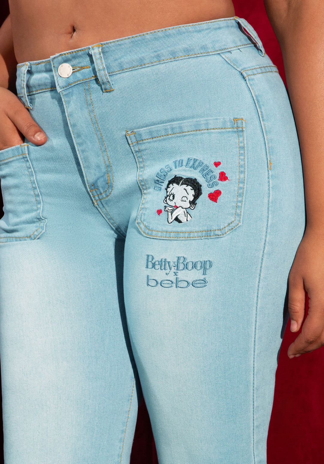 Other View-Patch Pocket Jean-Light Blue