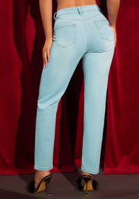 Back View-The Tie Skinny-Light Blue