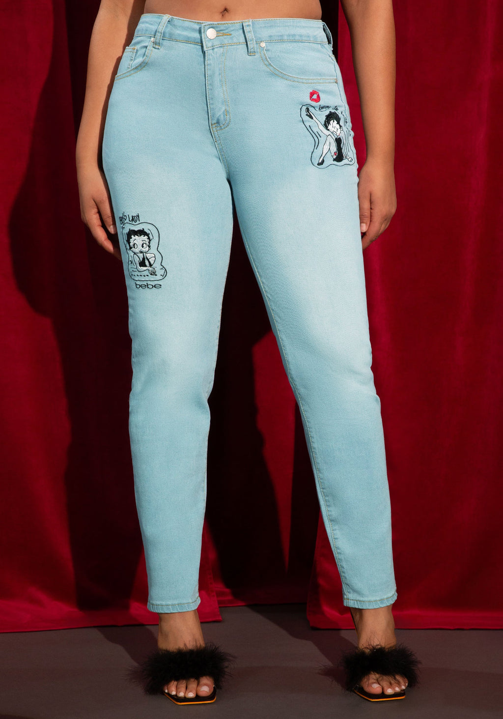 Front View-The Tie Skinny-Light Blue