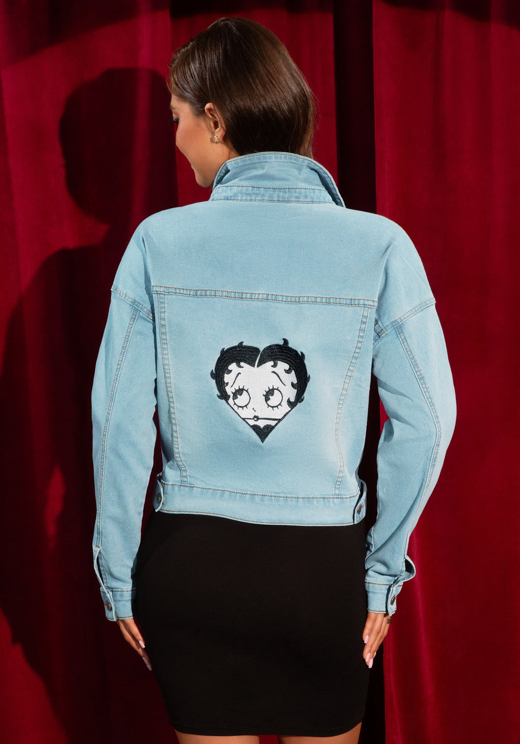 Back View-The Core Jacket-Light Blue