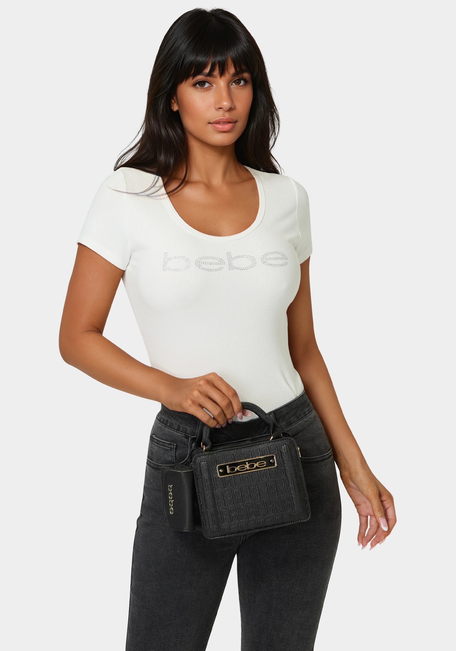 ◆♡bebe♡◆ Thea Mini Satchel With Card Case – bebe