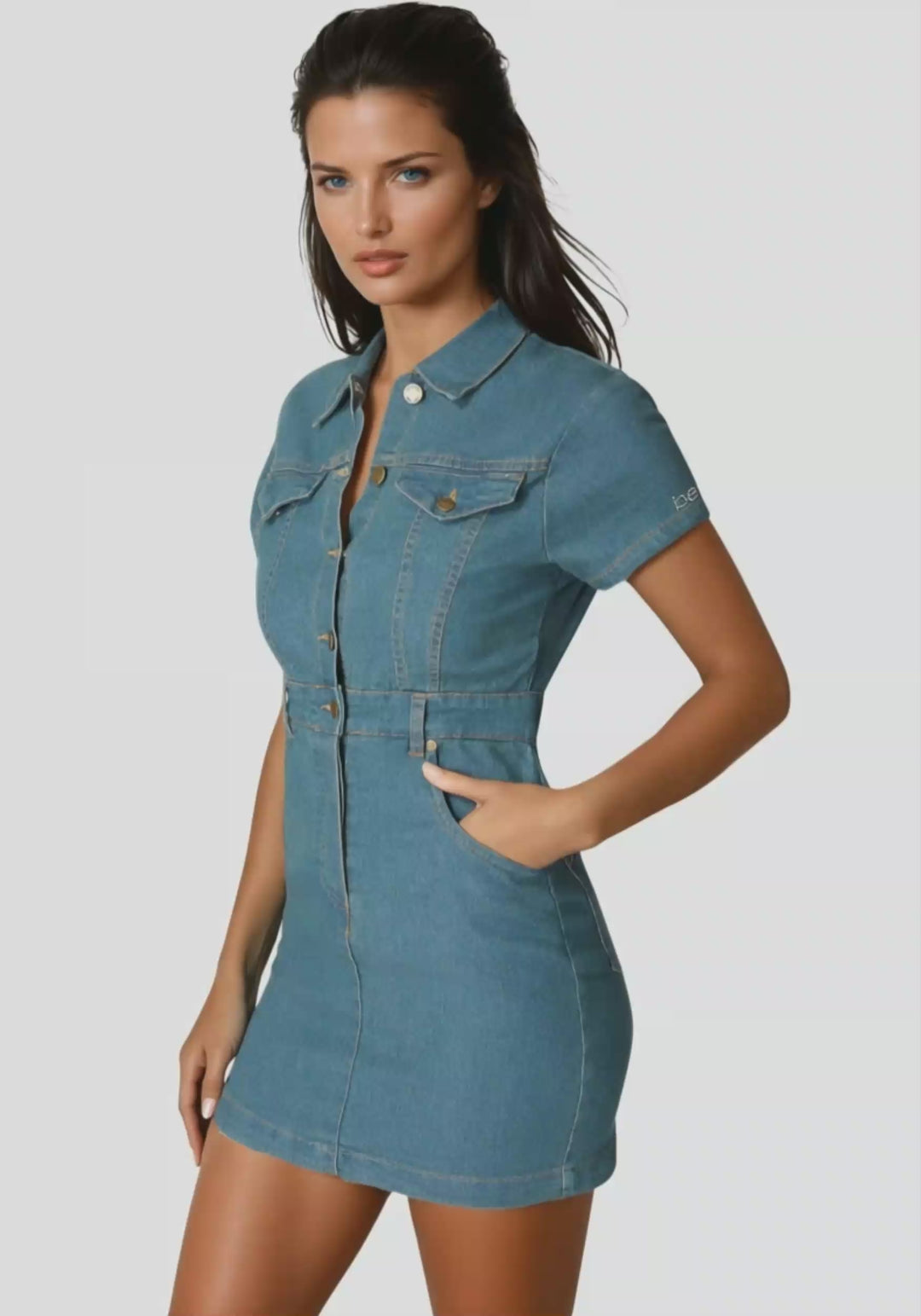 Video-The Shirt Dress-Medium Vintage Wash