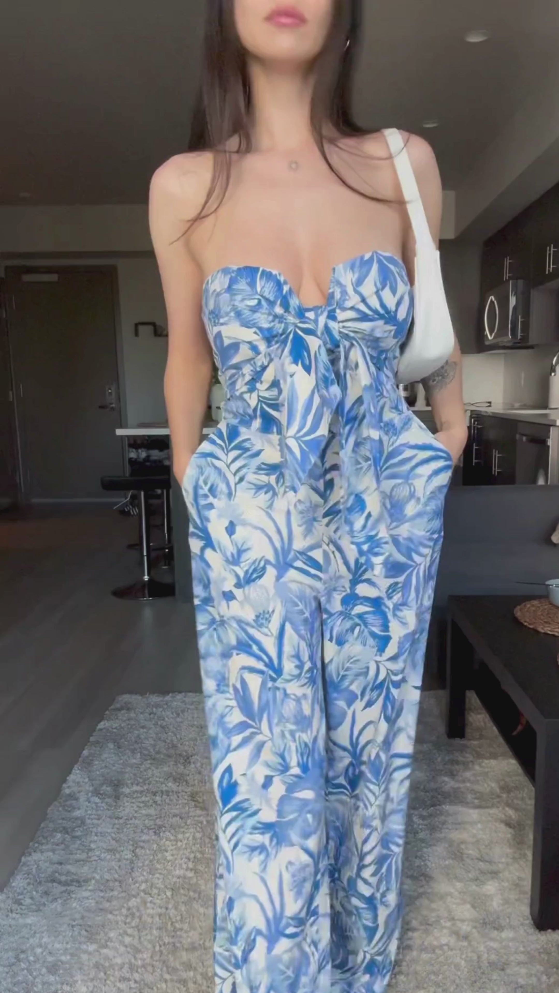 Tropical Blue Print